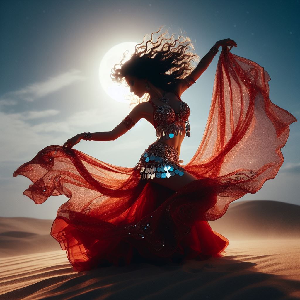 Dansatoare cu văl la nuntă 3